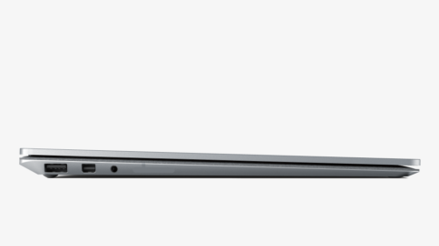 Surface Laptop flach zugeklappt
